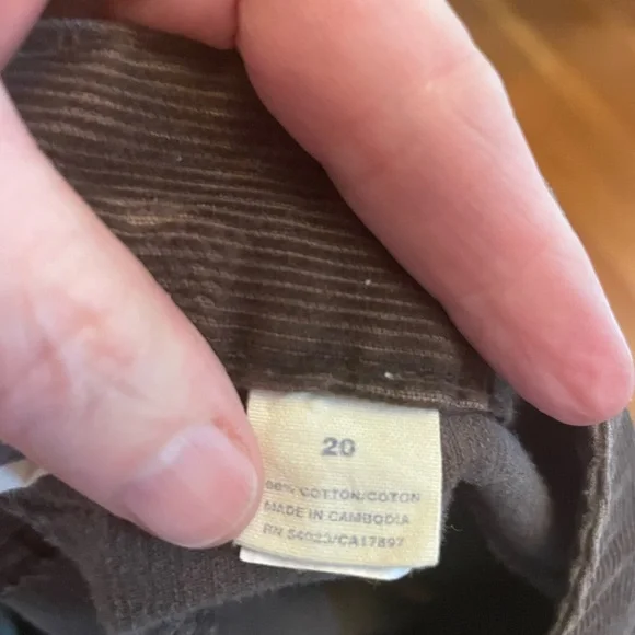 Corduroy Brown Skirt - Picture 4 of 10